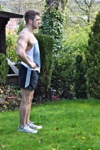 Lunge position 1 - Nick Screeton - LEP Fitness - Personal Training - Sheffield