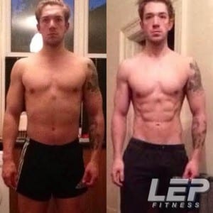 Nick Transformation - LEP Fitness - Personal Trainer Sheffield - custom meal plan - custom meal plans