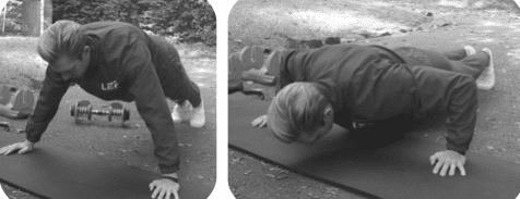 Wide grip push ups - LEP Fitness - Nick Screeton