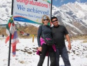 LEP Fitness member Elspeth hikes up Annapurna Base Camp : walking 64 hours in 8 days!