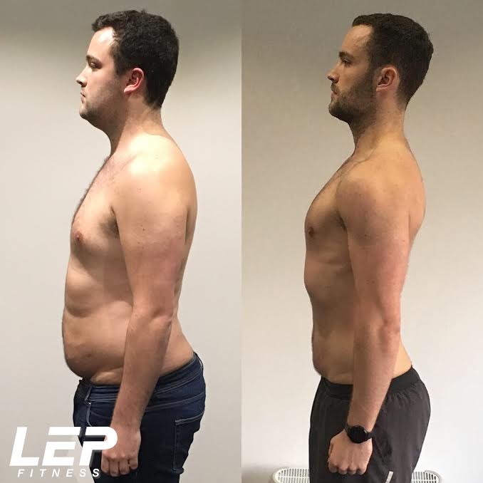 Body transformation results with LEP Fitness 